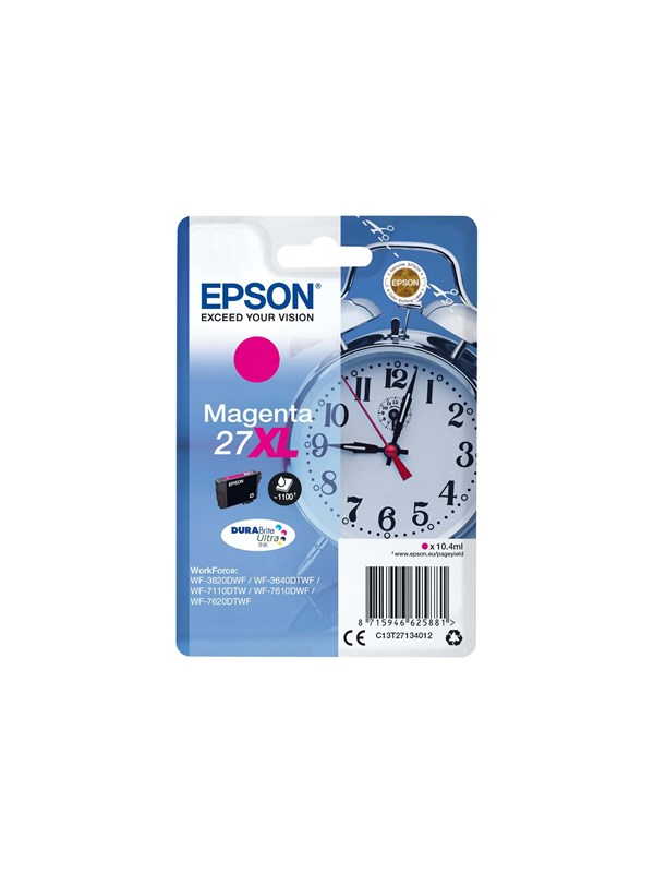 Produktfoto för Epson Bläckpatron C13T27134012 XL Magent