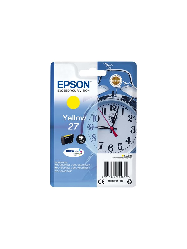 Produktfoto för Epson Bläckpatron C13T27044012 Gul