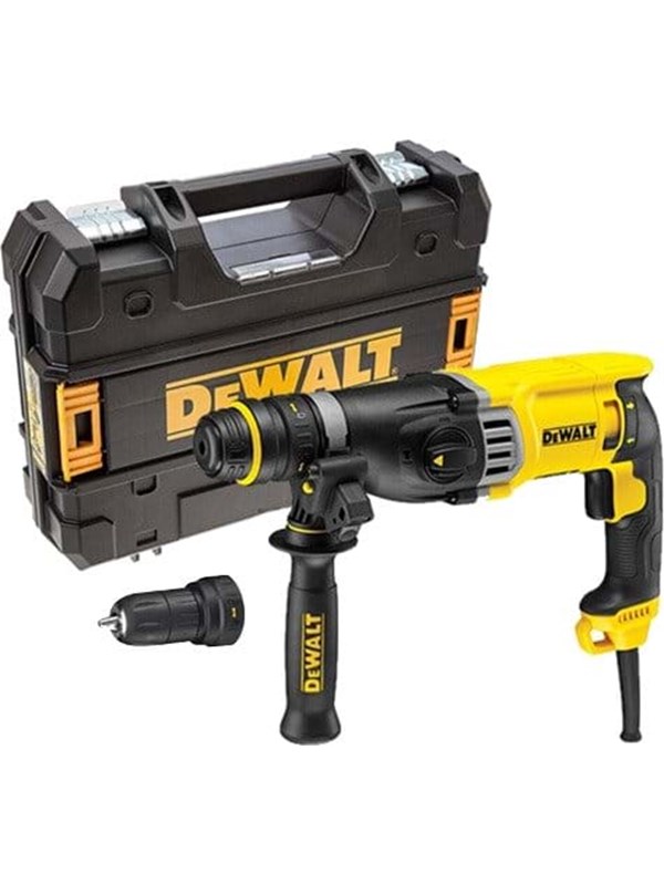 Dewalt D25144K SDS-PLUS Hammer and QC-bolt - Yellow