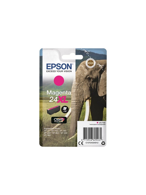 Produktfoto för Epson Bläckpatron C13T24334012 Magenta