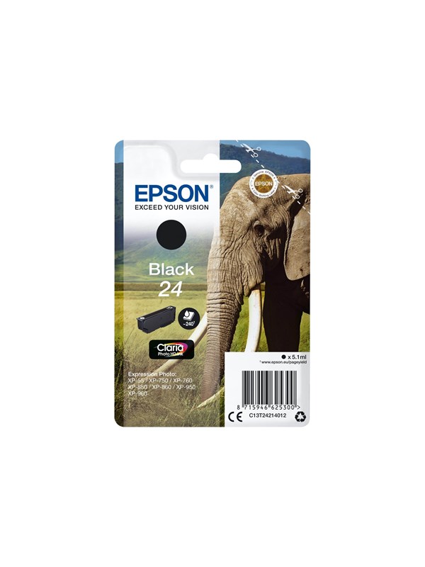 Produktfoto för Epson Bläckpatron C13T24214012 Svart