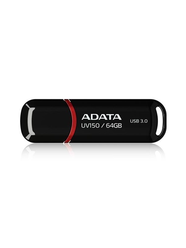 A-Data DashDrive UV128 - Svart - 64GB - USB-minne