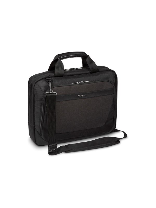 Targus CitySmart 12 12.5 13 13.3 14" Slimline Topload Laptop Case - Black/Grey