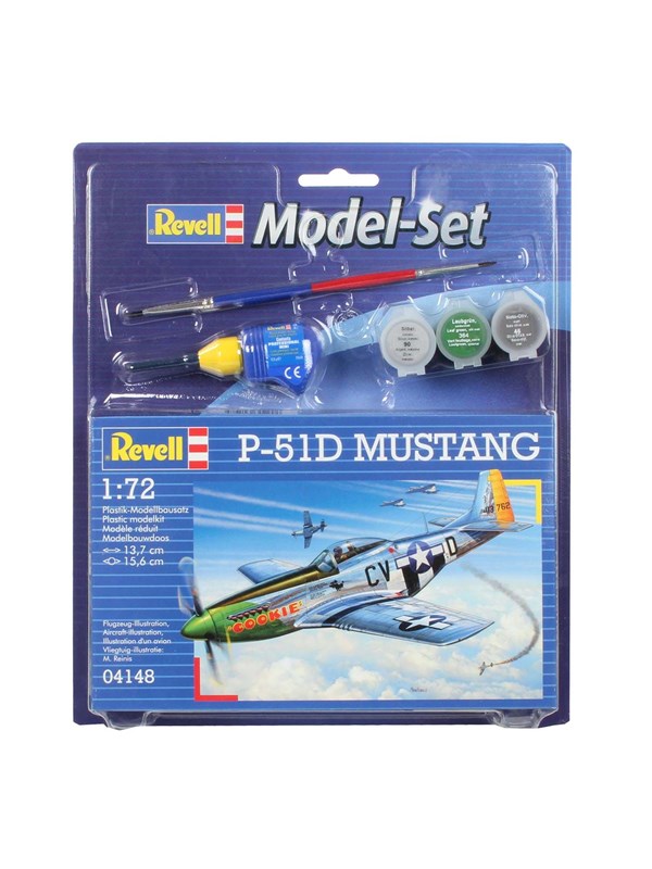 Alternativ bild 0 för Revell Model Set-P-51 d Mustang
