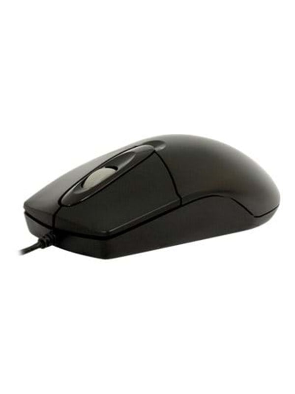 A4Tech OP-720 - Mouse - Optic - 3 knappar - Svart