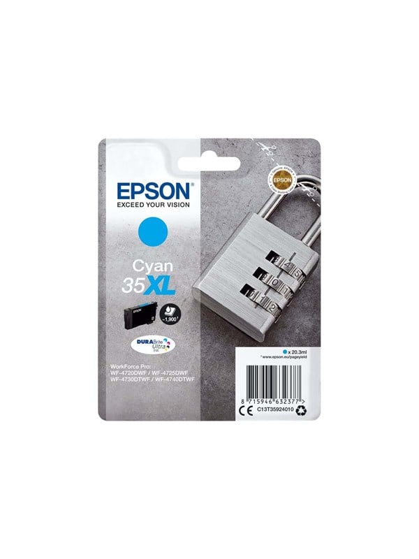 Produktfoto för Epson Bläckpatron T3592 XL Cyan