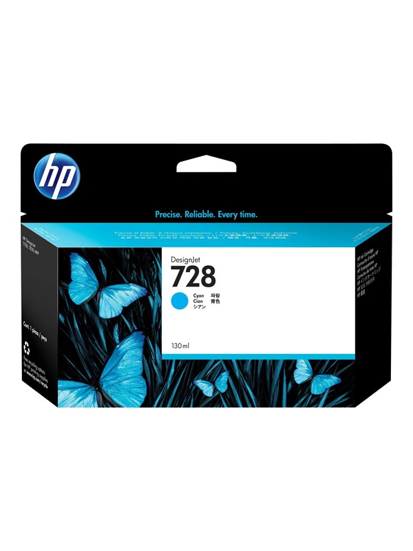 Produktfoto för HP 728 Bläckpatron Cyan