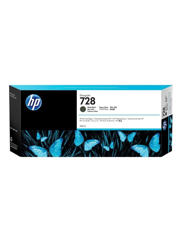 Produktfoto för Hp Bläck Matt Svart 728 300ml - Dj T730