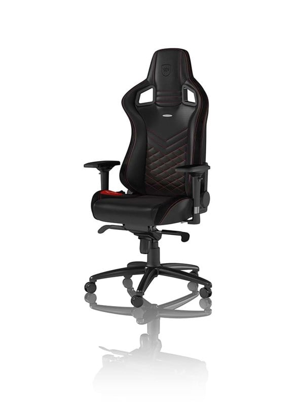 noblechairs EPIC Series - Black / Red Gaming Stol - Svart / Röd - PU-skin - Upp till 120 kg - Köp för SEK 2.499 - Spara 37%