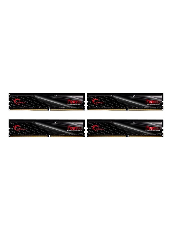 G.skill Fortis Ddr4 2133 32gb Cl15 Quad Channel 4 Pcs Amd Optimized Svart