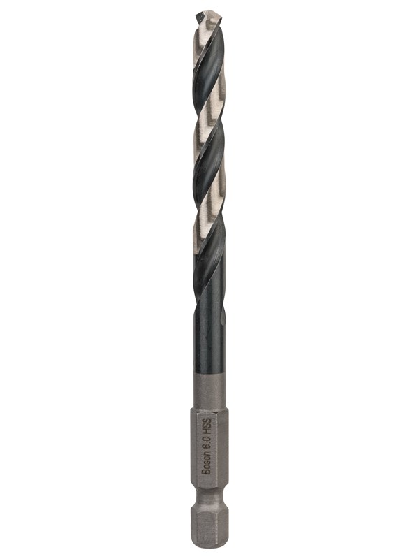 Bosch HSS spiralborrbit med sexkantsskaft 6,0 mm 6 x 57 x 98 mm