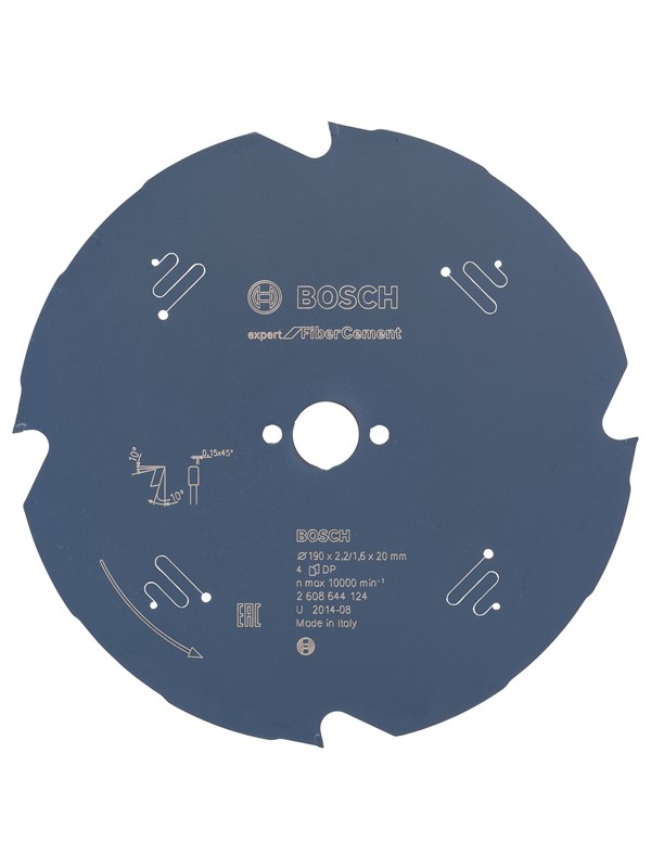 Bosch Expert for Fibre Cement cirkelsågklinga 190 x 20 x 2,2 mm, 4
