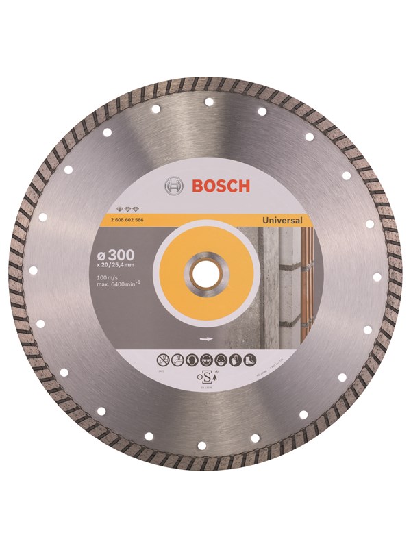 Bosch Diamantkapskiva Standard for Universal Turbo 300 x 20/25,40 x 3 x 10 mm