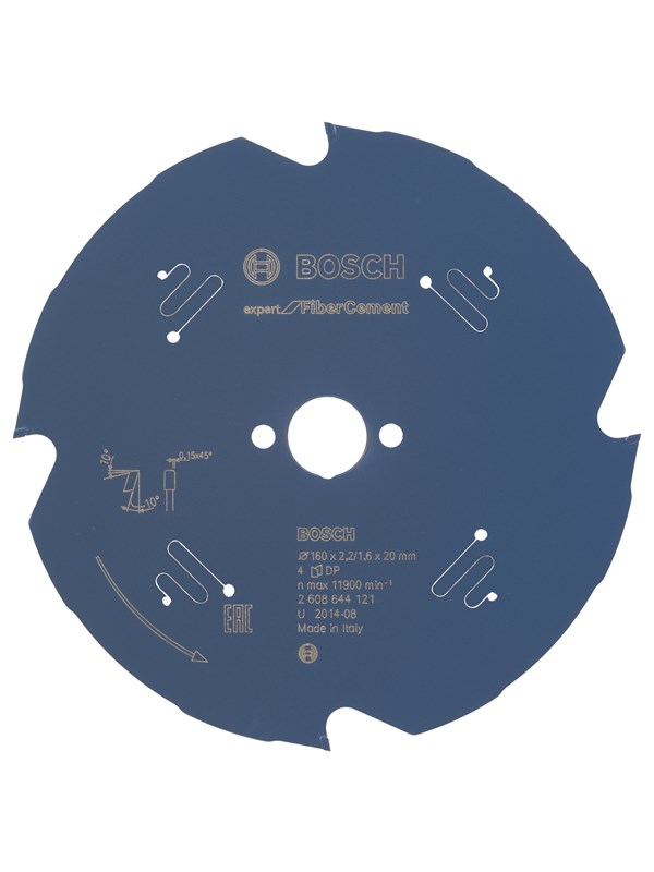 Bosch Expert for Fibre Cement cirkelsågklinga 160 x 20 x 2,2 mm, 4