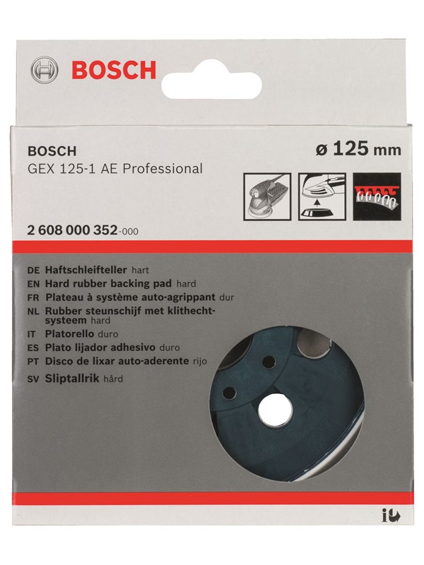 Bosch Stödrondell hård, 125 mm