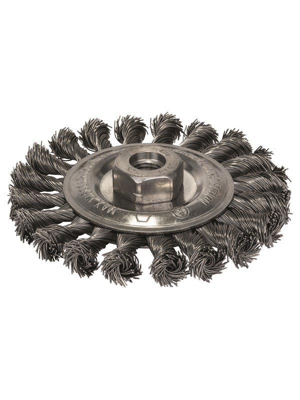 Bosch Stålborste, virad tråd, 115, stål 115 mm, 0,5 mm, 12 mm, M14