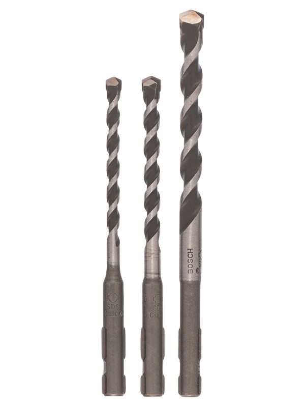 Bosch 3-delars SDS quick-universalborrsats 5,0x100; 6,0x100; 8,0x120