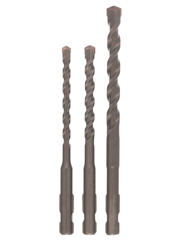 Bosch 3-delars SDS quick-betongborrsats 5,0x100; 6,0x100; 8,0x120
