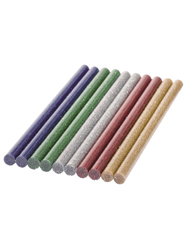 Bosch Smältlim Glitter 7 mm 10 st., glitter