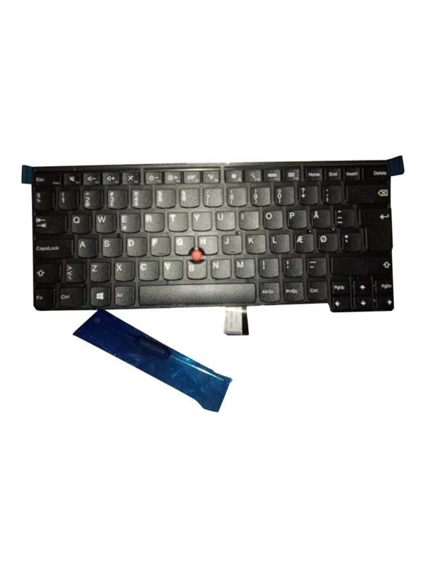 Produktfoto för Lenovo Replacement Keyboard without backlight (DANISH) / 04Y0871 - Laptop tagentbord - till ersättning - Dansk - Svart