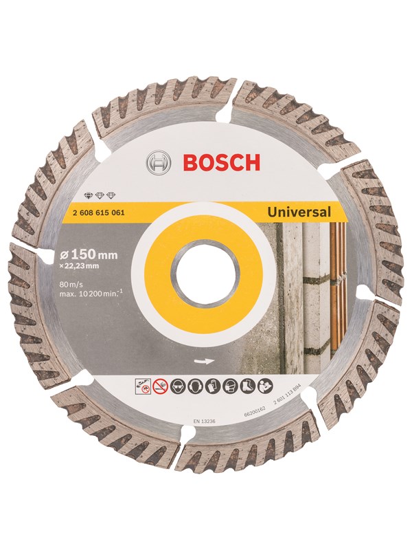 Bosch Diamantkapskiva Standard for Universal 150 x 22,23 150x22.23x2.4x10mm