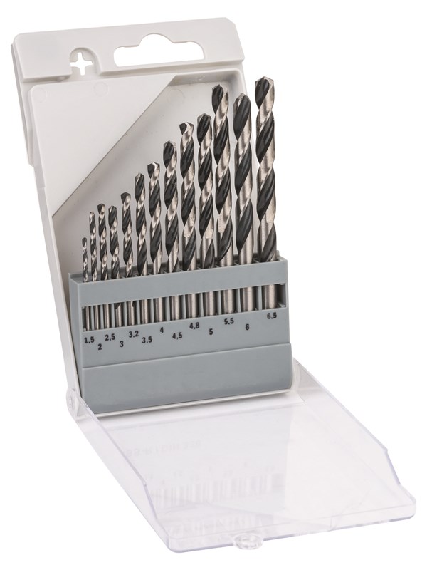 Bosch HSS spiralborrbit med PointTeQ 13 stk sats