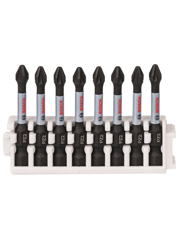Bosch Impact Control bitspaket, 8 delar, 8×PZ2