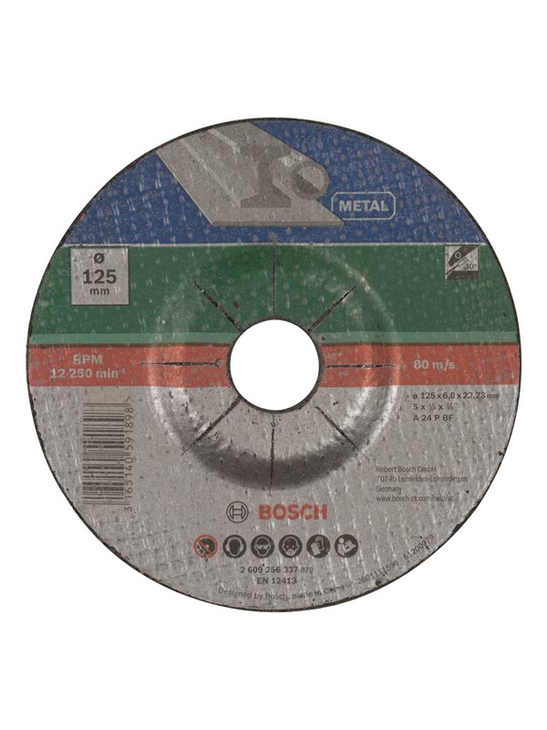 Bosch Försänkt navrondell, metall D= 125 mm