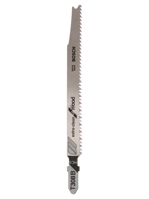 Bosch Sticksågsblad HCS, T 308 B Extra-clean for Wood