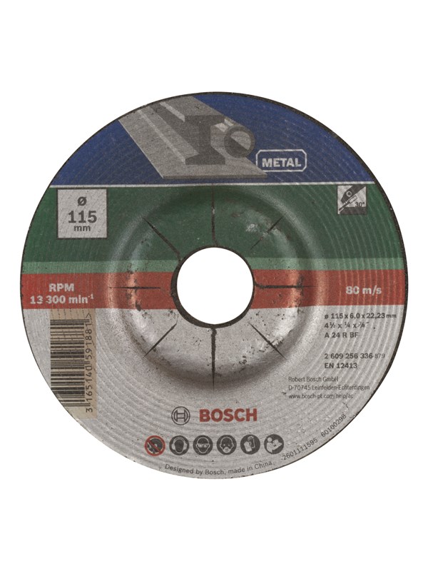 Bosch Försänkt navrondell, metall D= 115 mm