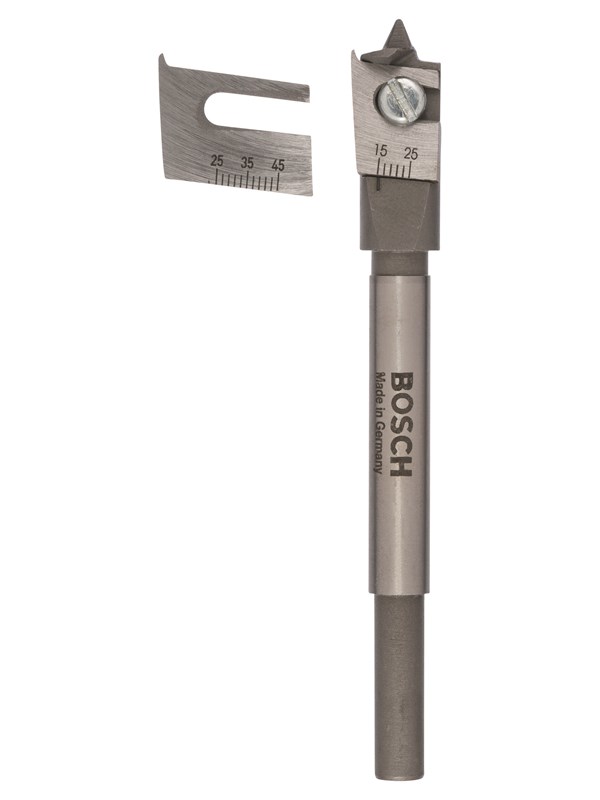 Bosch Ställbar centrumborr D= 15,0 - 45,0 mm; L= 165 mm