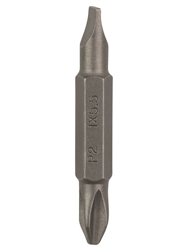 Bosch Dubbelklinga för Phillips-skruvar och längsslitsskruvar (PH, S) S1,0x5,5 & PH2