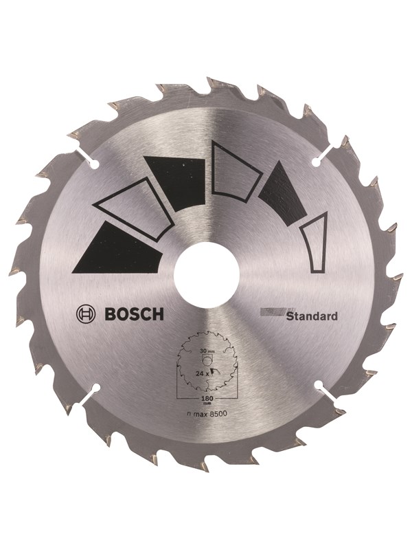Bosch Cirkelsågklinga STANDARD D= 180 mm; borrhål= 30 mm; K= 24