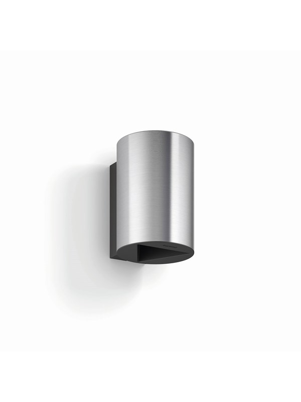 Philips Buxus outdoor wall lamp, 2x4,5W LED, brushed steel