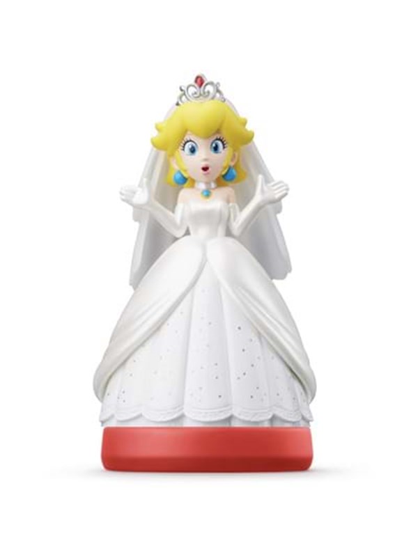 Nintendo Amiibo Peach in wedding outfit