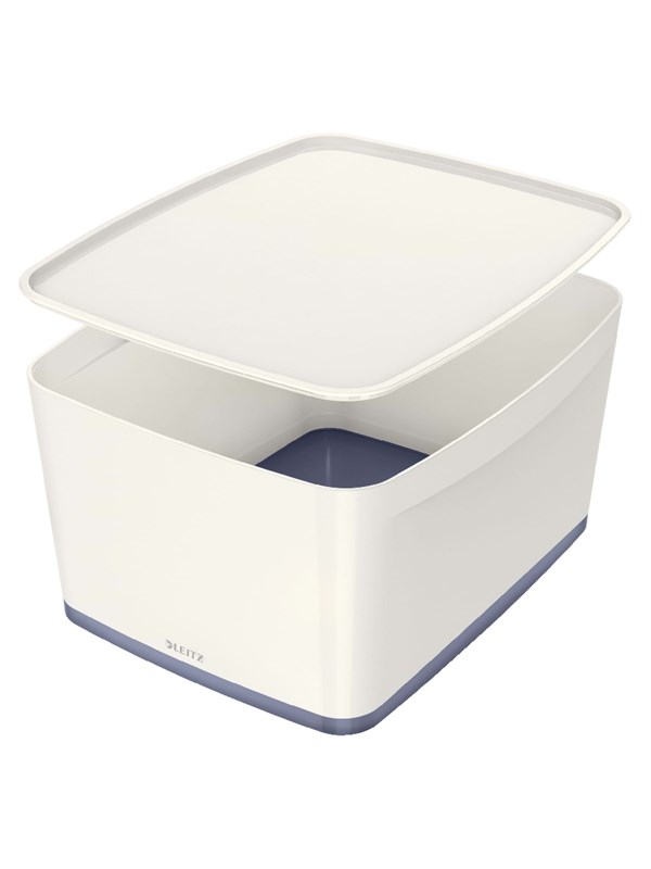 Leitz  MyBox Large Med Lock, Förvaringslåda Vit