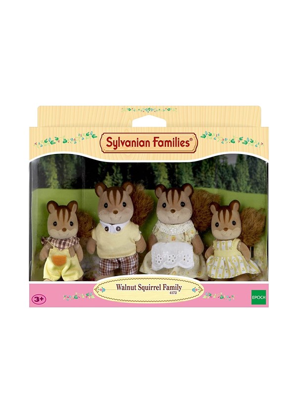 Sylvanian Families Walnut Squirrel Family