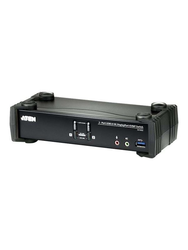 ATEN CS1922 KVMP Switch 2-port USB 3.1 Gen 1 hub with SuperSpeed 5 Gbps data transfer rates