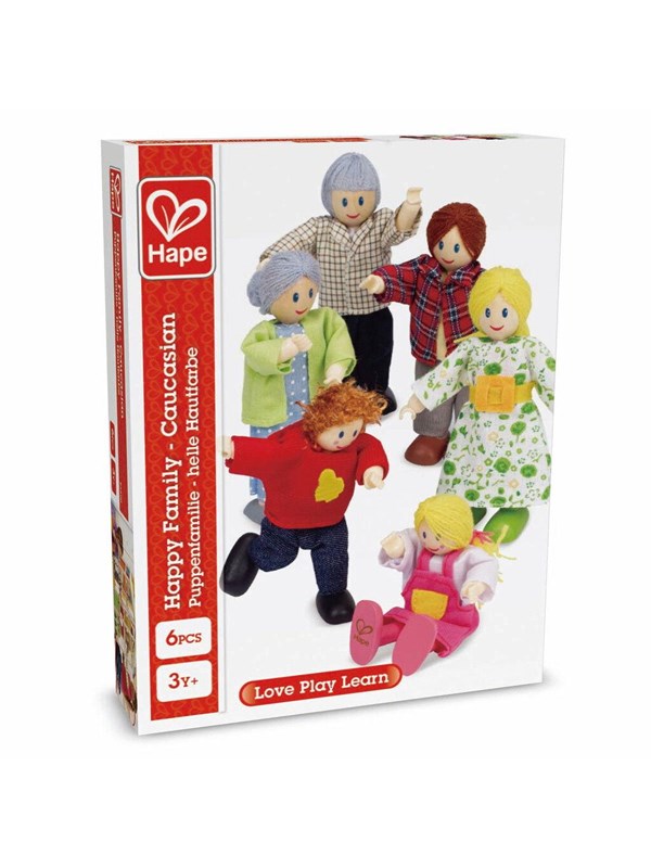 Produktfoto för Hape Happy Family Caucasian
