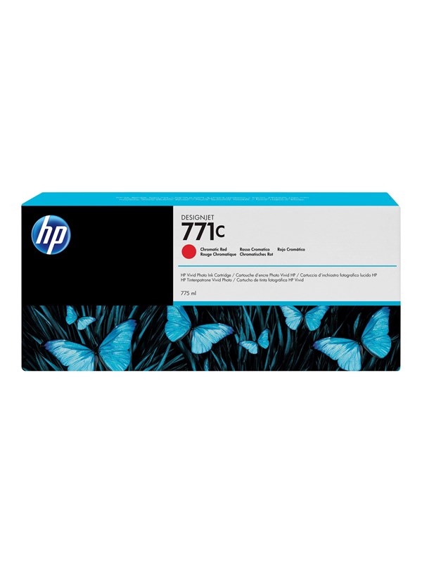 Produktfoto för HP Bläckpatron B6Y08A 771C Rödkrom