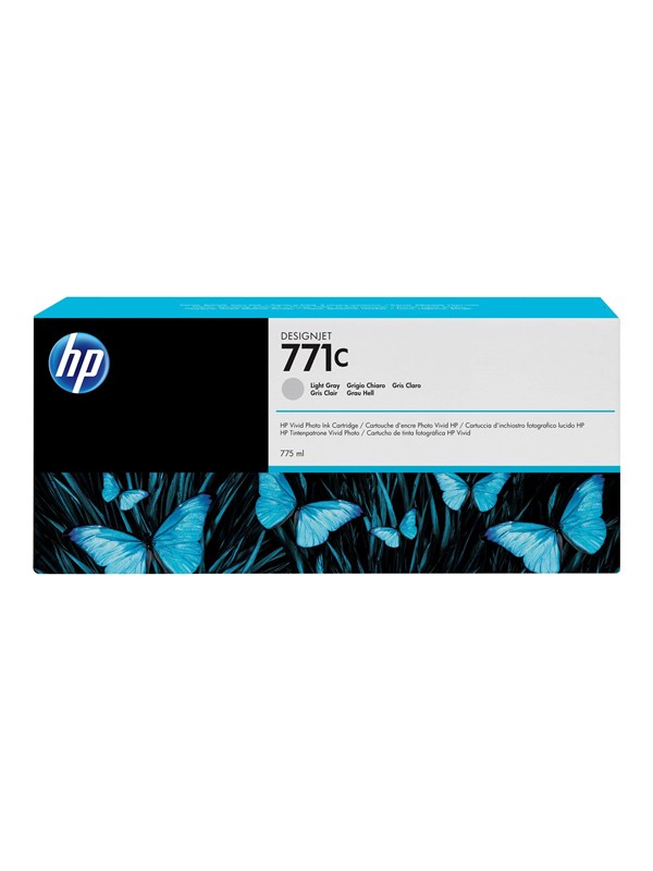 Produktfoto för HP Bläckpatron B6Y14A 771C Ljusgrå