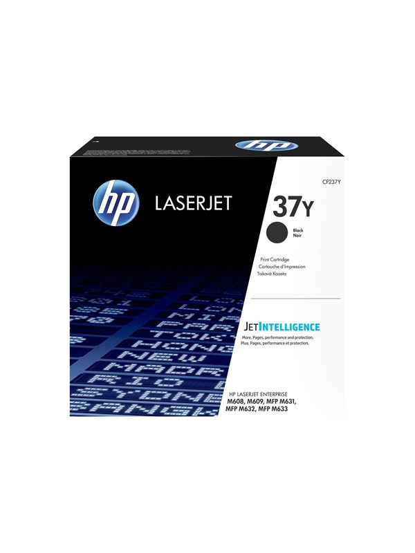 Produktfoto för HP Toner CF237Y 37Y 41K Svart