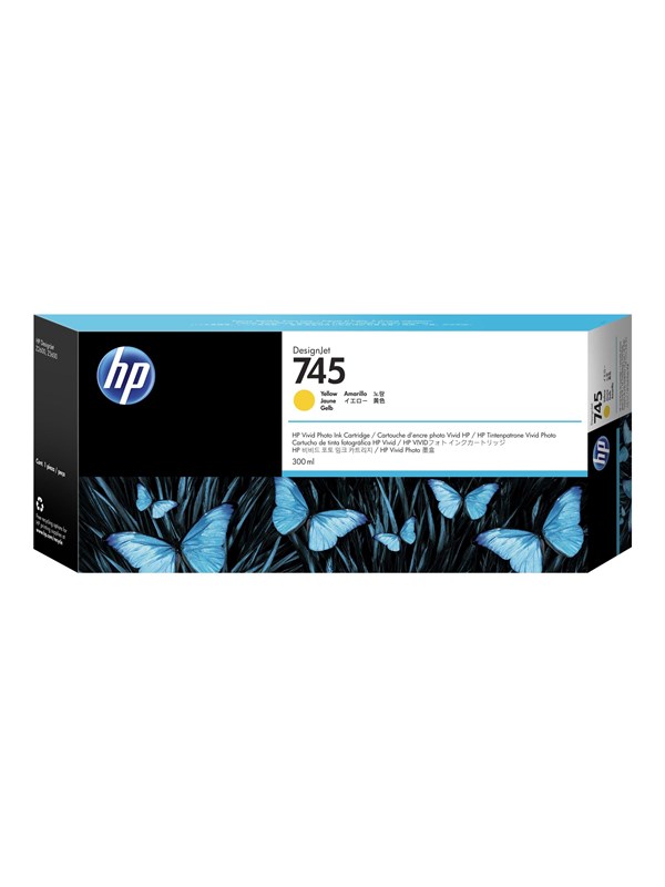 Produktfoto för HP Bläckpatron F9K02A 745 Gul