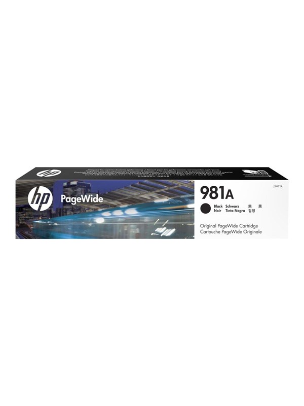 Produktfoto för HP Bläckpatron 981A, svart, singelförpackning, J3M71A