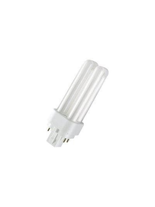 Produktfoto för Osram Fluorescerande glödlampa DULUX D/E 18W/840 G24q-2