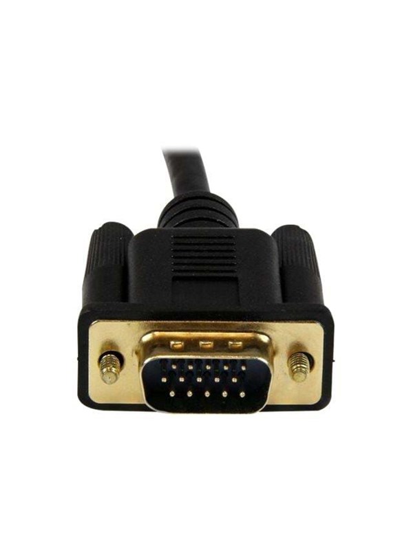 StarTech.com 6ft HDMI to VGA active converter cable HDMI to VGA adapter - video transformer - sort