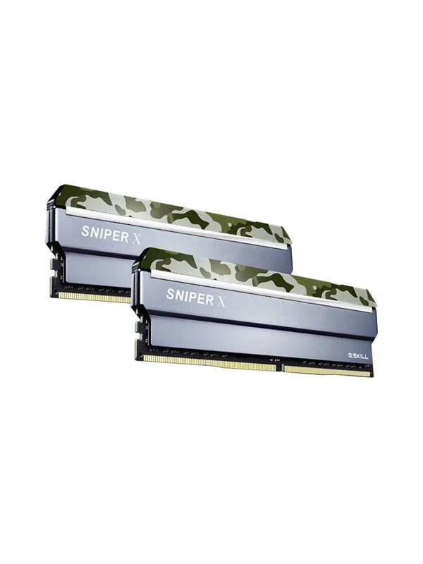 G.skill Sniper X Ddr4 3200 16gb Cl16 Dual Channel 2 Pcs Intel Xmp Silver