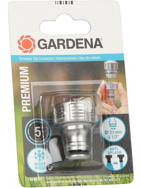 Gardena Premium Tap Krankoppling 21 mm (G 1/2")