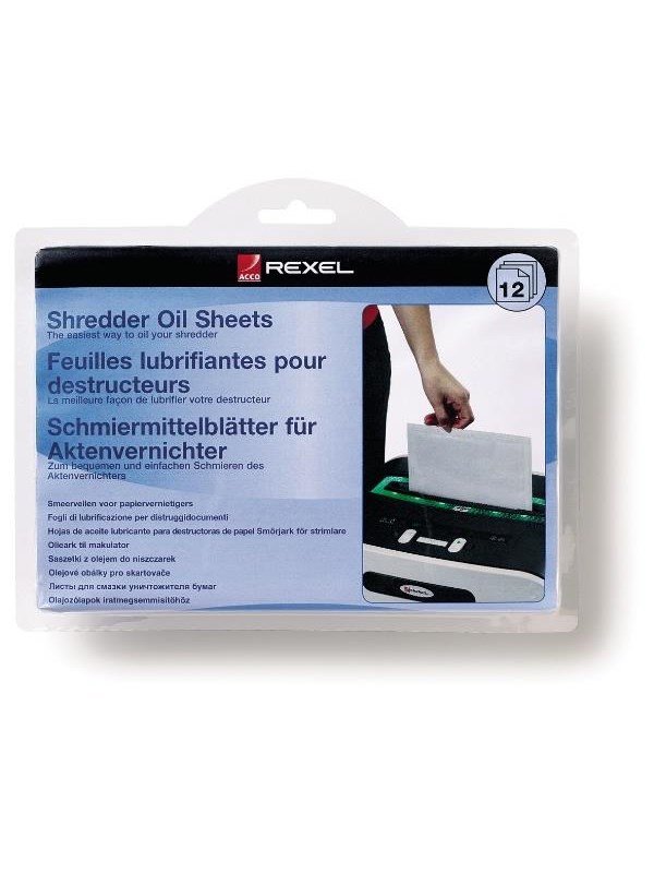 Rexel shredder oil sheets (12)