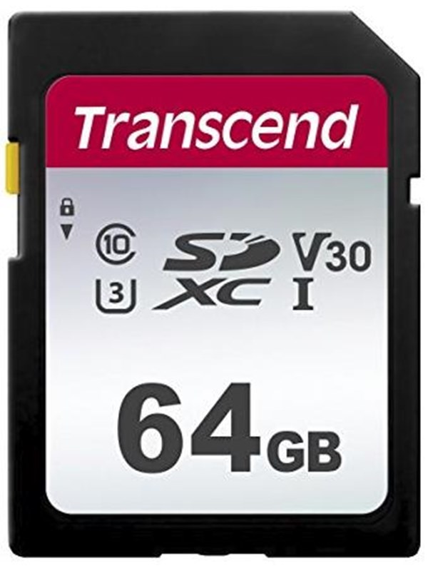 Transcend 300s Sd 100mb/s 64gb